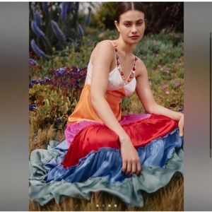 Anthropologie Multicolor Maxi Dress